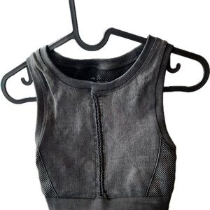Aerie Charcoal Gray Women's Crop Top